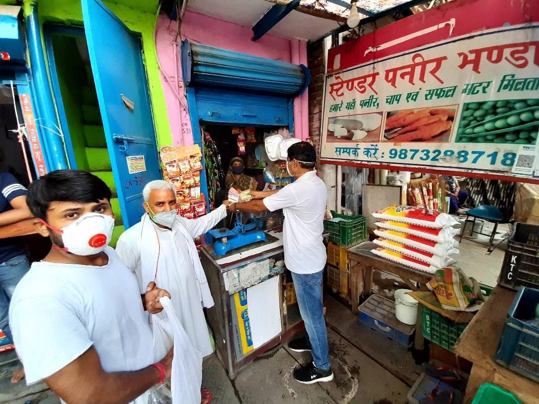 Mask & Kadha Distribution During Covid